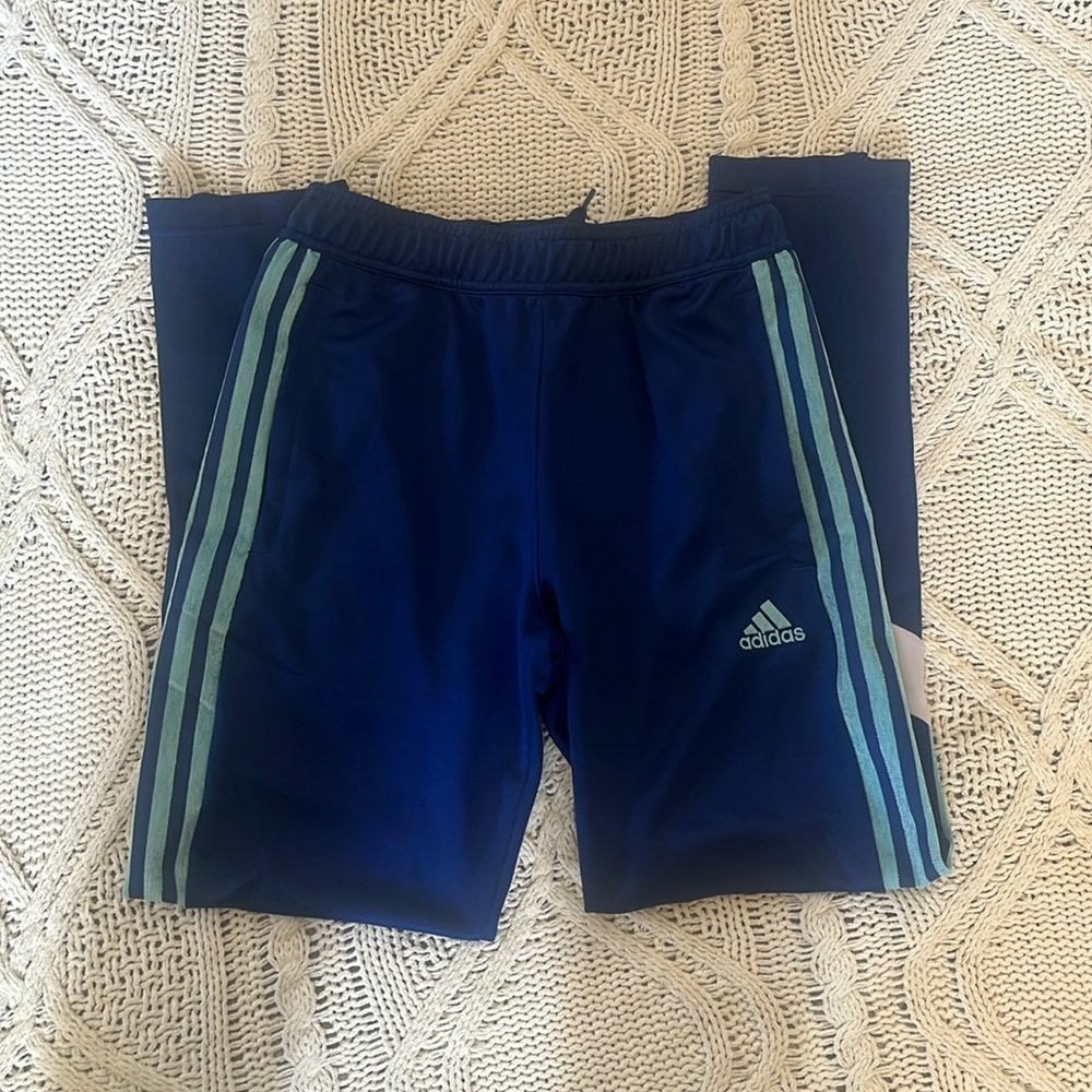 Brand new (no tags) adidas blue Tiro pants. Boys size medium.